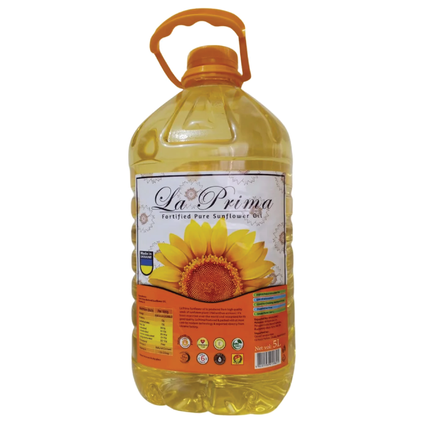 LA PRIMA SUNFLOWER OIL 05Ltr